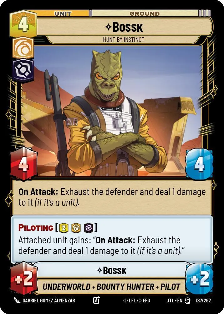 Bossk - Hunt By Instinct — Jump to Lightspeed — Star Wars: Unlimited