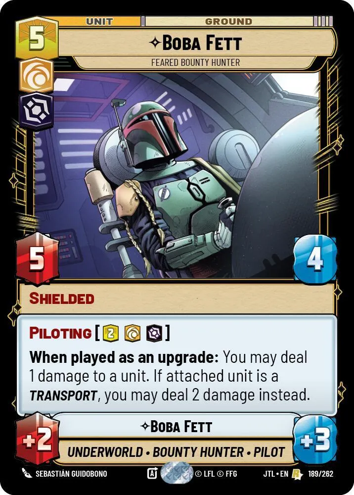 Boba Fett - Feared Bounty Hunter — Jump to Lightspeed — Star Wars: Unlimited