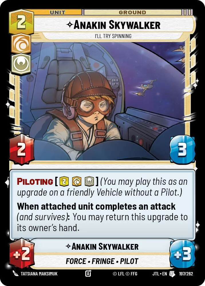 Anakin Skywalker - J'Vais Tenter Une Vrille — Jump to Lightspeed — Star Wars: Unlimited