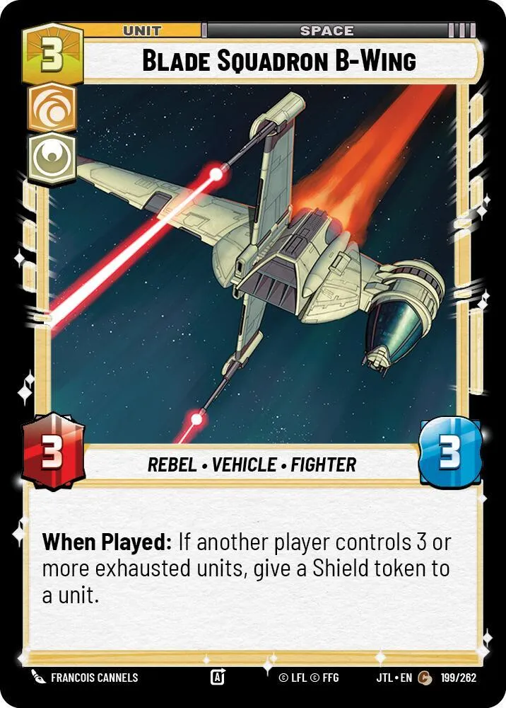 B-Wing de l'Escadron Blade — Jump to Lightspeed — Star Wars: Unlimited