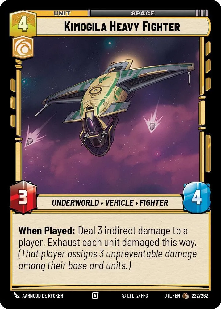 Chasseur Lourd Kimogila — Jump to Lightspeed — Star Wars: Unlimited