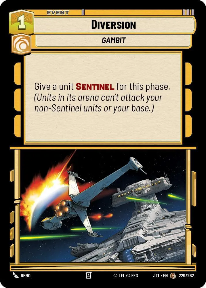 Diversion — Jump to Lightspeed — Star Wars: Unlimited