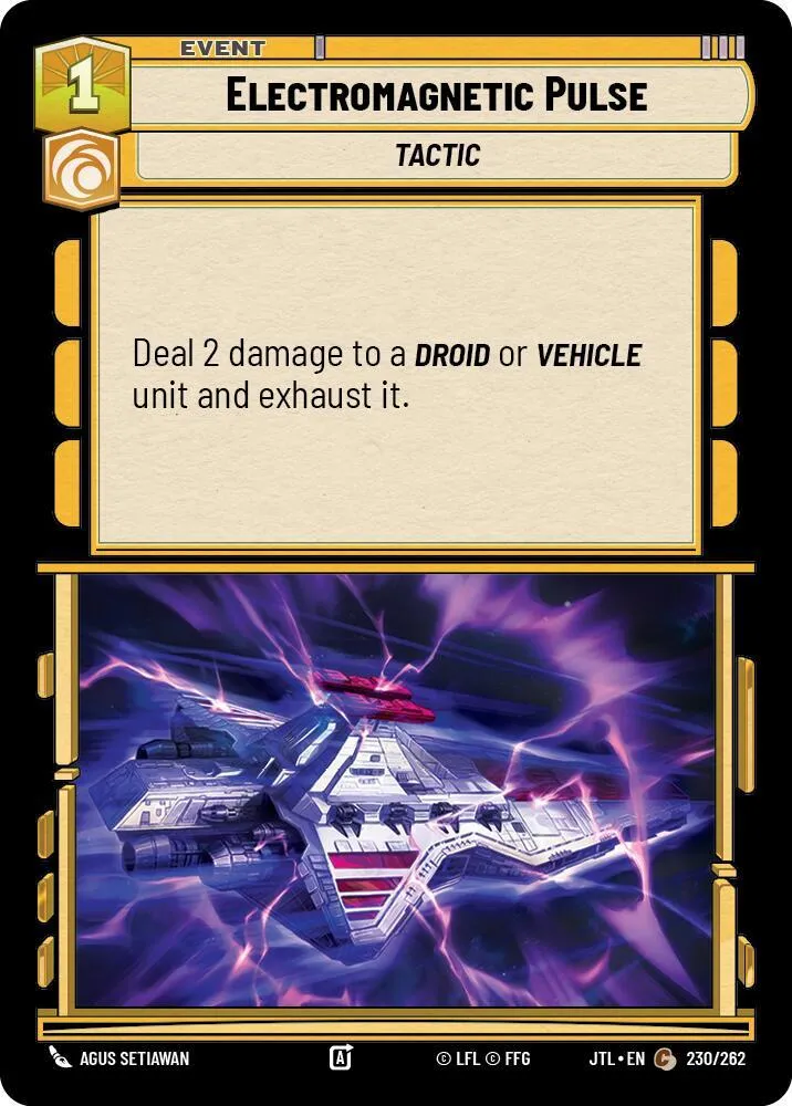 Electromagnetic Pulse — Jump to Lightspeed — Star Wars: Unlimited