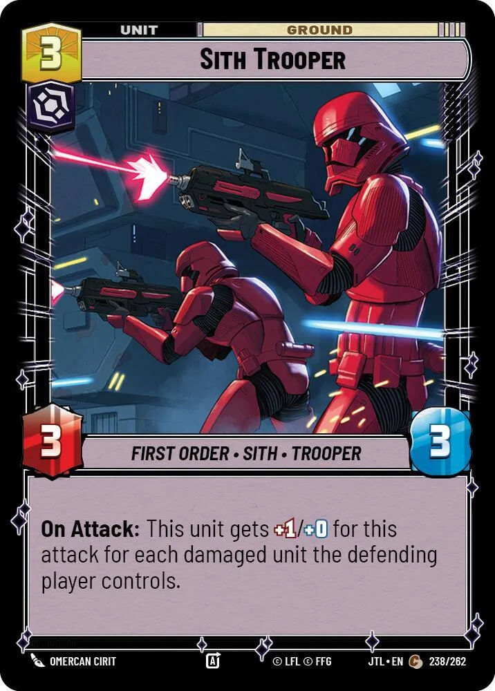 Soldat Sith — Jump to Lightspeed — Star Wars: Unlimited