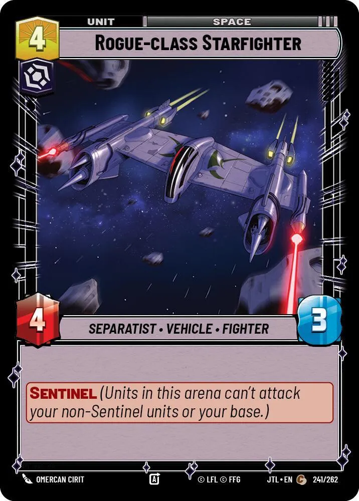 Rogue-class Starfighter — Jump to Lightspeed — Star Wars: Unlimited