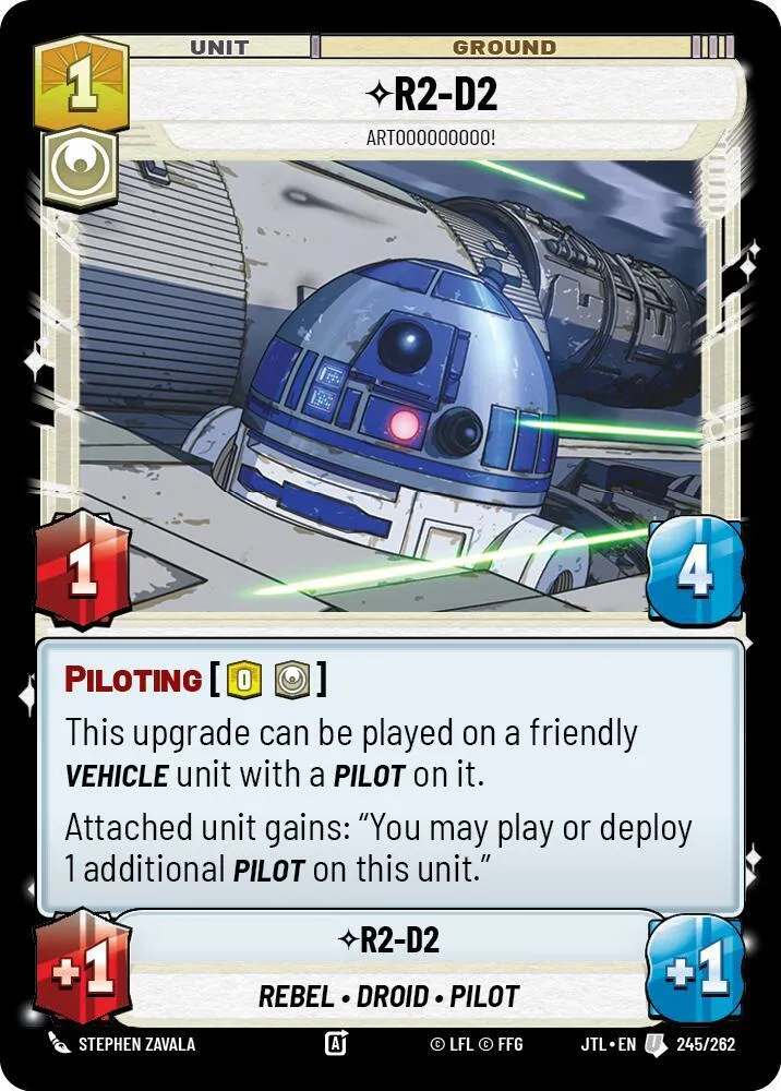 R2-D2 - Artooooooooo! — Jump to Lightspeed — Star Wars: Unlimited