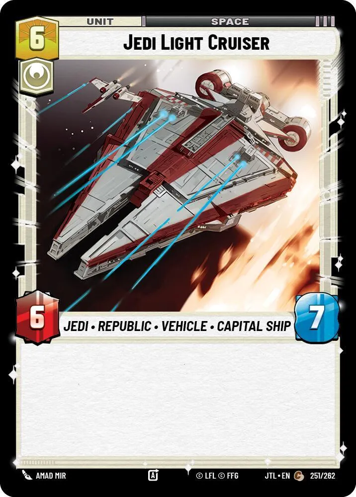 Jedi Light Cruiser — Jump to Lightspeed — Star Wars: Unlimited