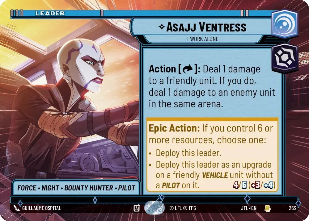 Asajj Ventress - I Work Alone — Jump to Lightspeed — Star Wars: Unlimited