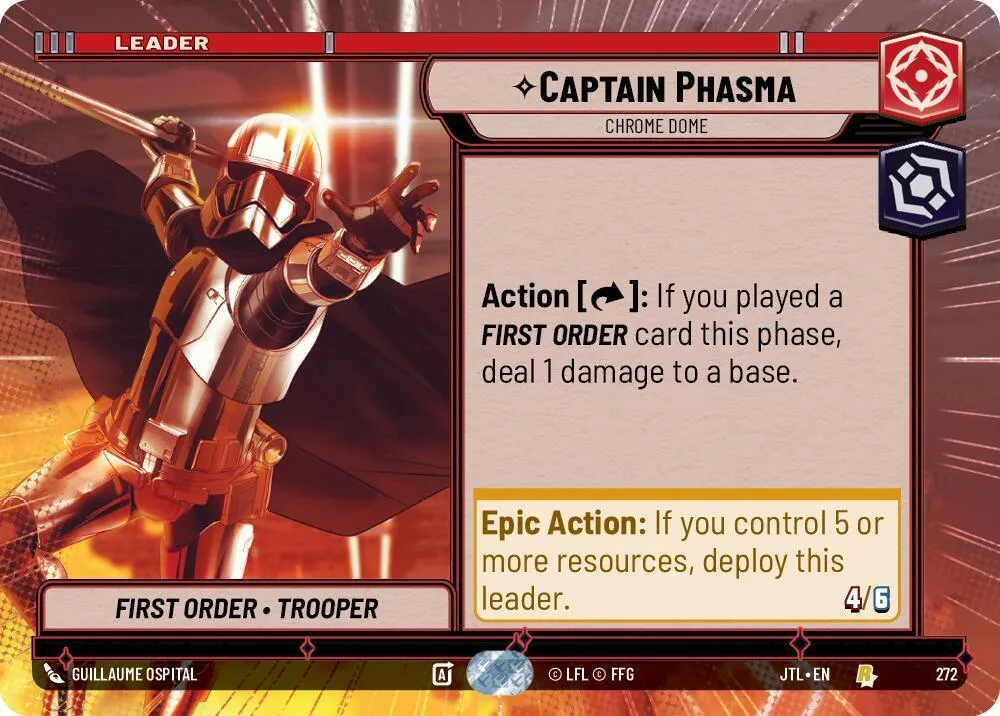Captain Phasma - Chrome Dome — Jump to Lightspeed — Star Wars: Unlimited