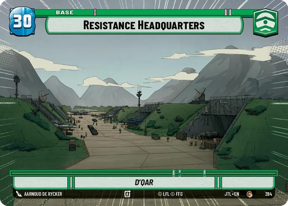 Resistance Headquarters // X-Wing — Jump to Lightspeed — Star Wars: Unlimited