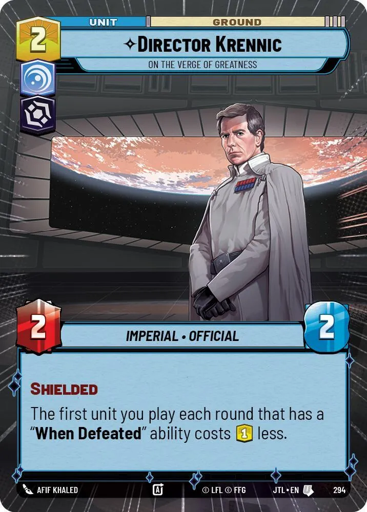Directeur Krennic - À Deux Doigts De La Gloire — Jump to Lightspeed — Star Wars: Unlimited