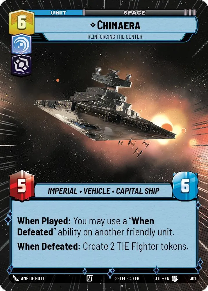 Chimaera - Renforts Au Centre — Jump to Lightspeed — Star Wars: Unlimited