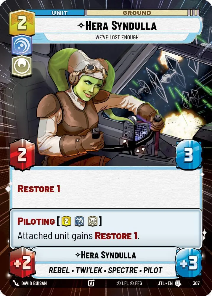 Hera Syndulla - Nous Avons Assez Perdu — Jump to Lightspeed — Star Wars: Unlimited