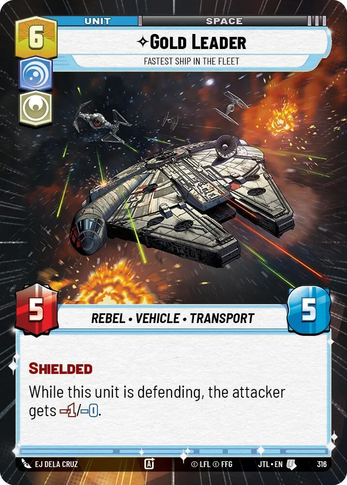 Gold Leader - Vaisseau Le Plus Rapide De La Flotte — Jump to Lightspeed — Star Wars: Unlimited