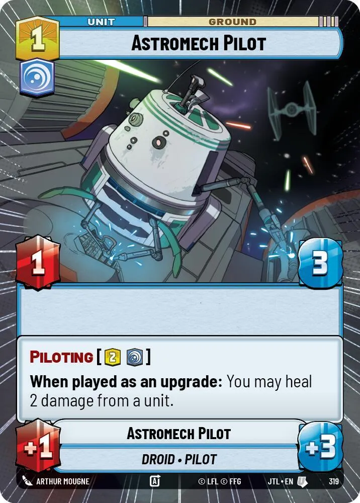 Pilote Astromech — Jump to Lightspeed — Star Wars: Unlimited