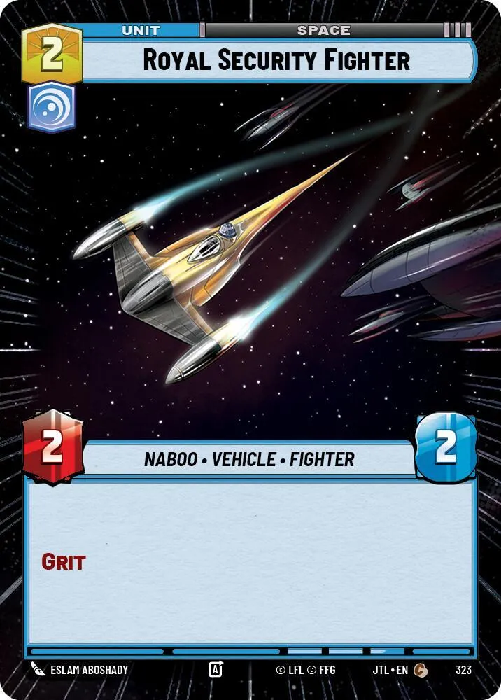 Royal Security Fighter — Jump to Lightspeed — Star Wars: Unlimited