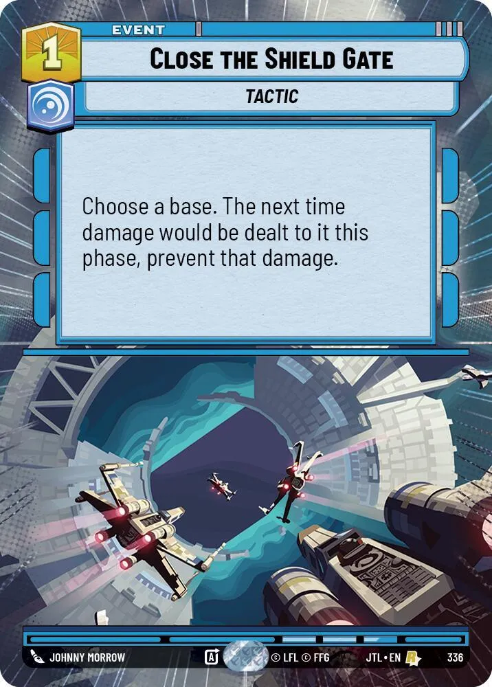 Fermeture du Portail-Bouclier — Jump to Lightspeed — Star Wars: Unlimited