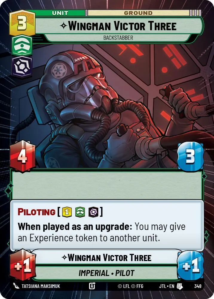 Ailier Victor Trois - Backstabber — Jump to Lightspeed — Star Wars: Unlimited