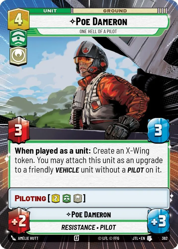 Poe Dameron - Un Sacré Pilote — Jump to Lightspeed — Star Wars: Unlimited
