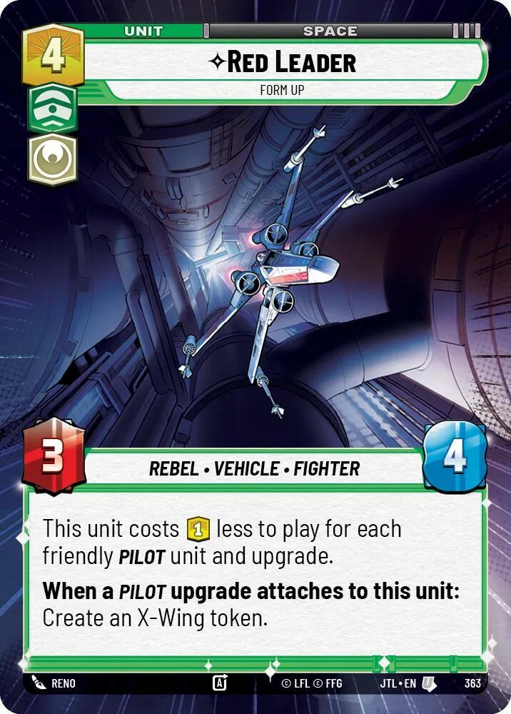 Red Leader - Regroupez-Vous — Jump to Lightspeed — Star Wars: Unlimited