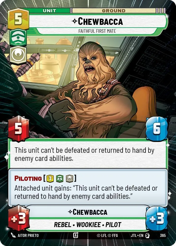Chewbacca - Faithful First Mate — Jump to Lightspeed — Star Wars: Unlimited