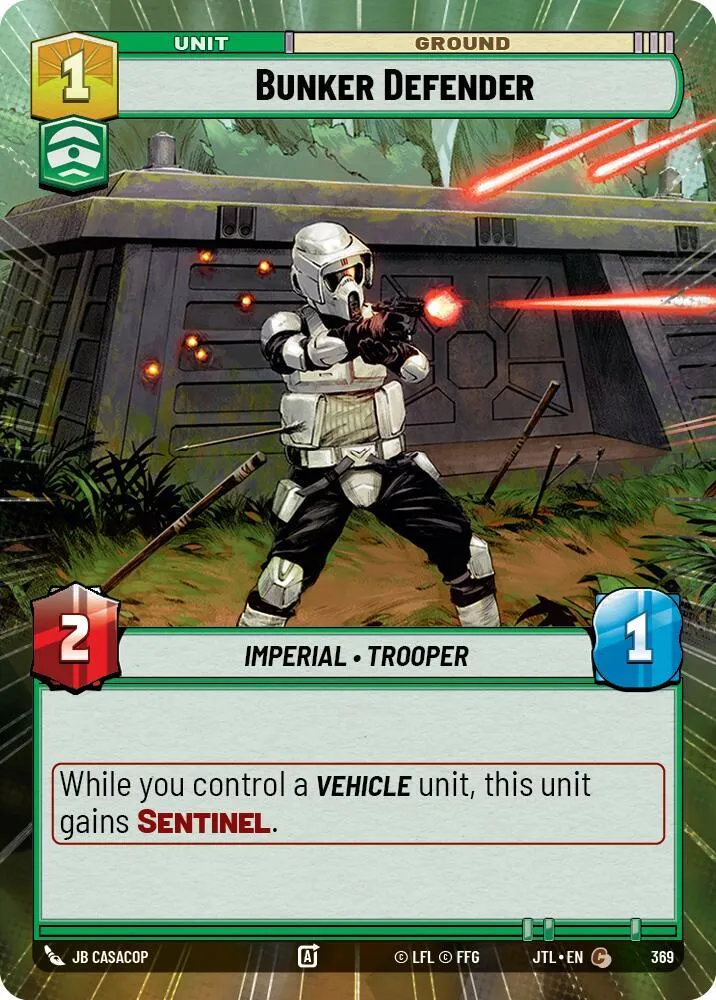 Défenseur du Bunker — Jump to Lightspeed — Star Wars: Unlimited