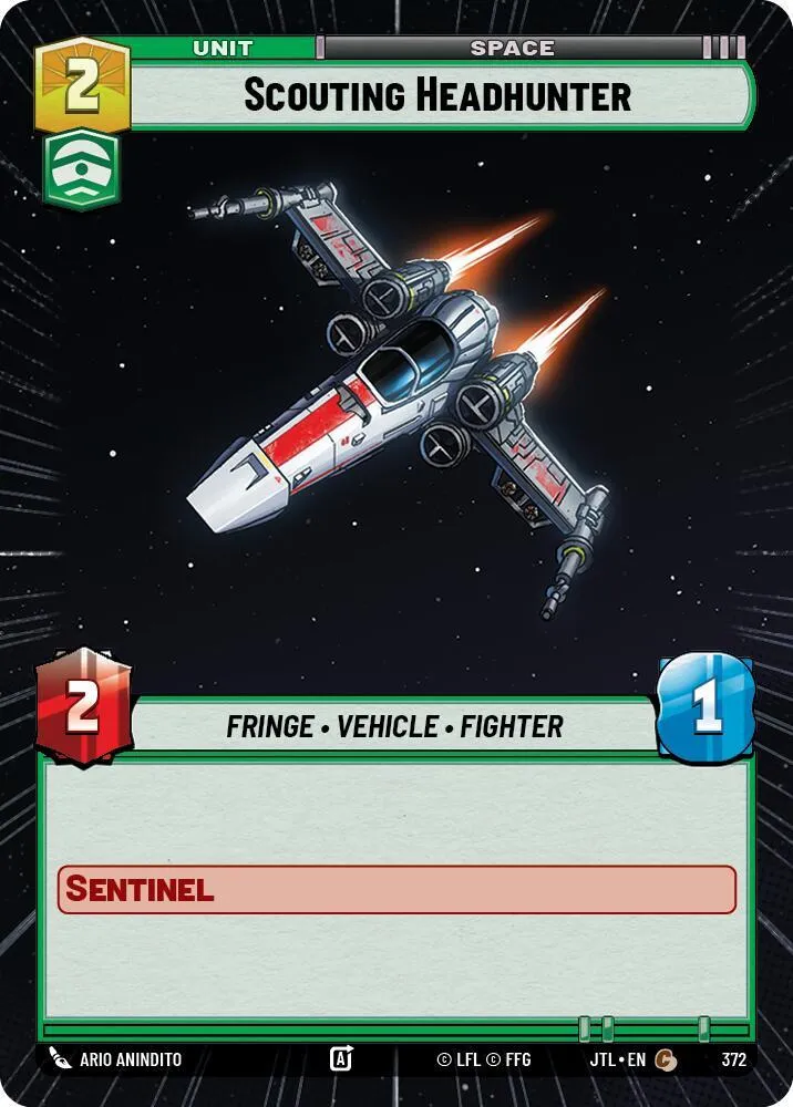 Chasseur de Têtes en Repérage — Jump to Lightspeed — Star Wars: Unlimited