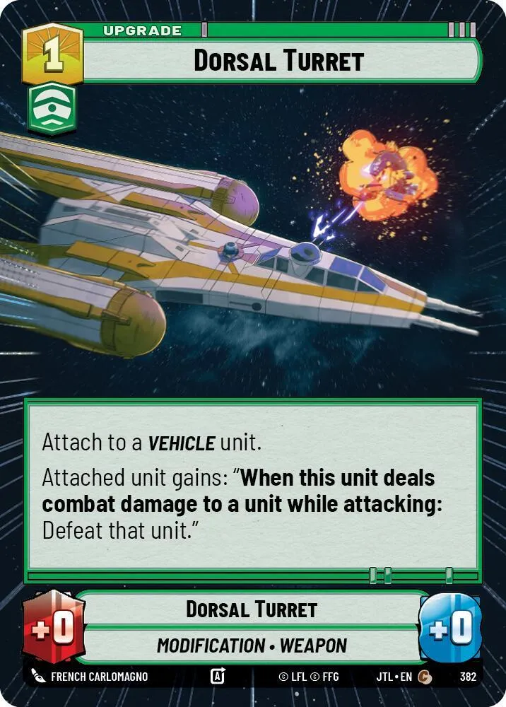 Tourelle Dorsale — Jump to Lightspeed — Star Wars: Unlimited