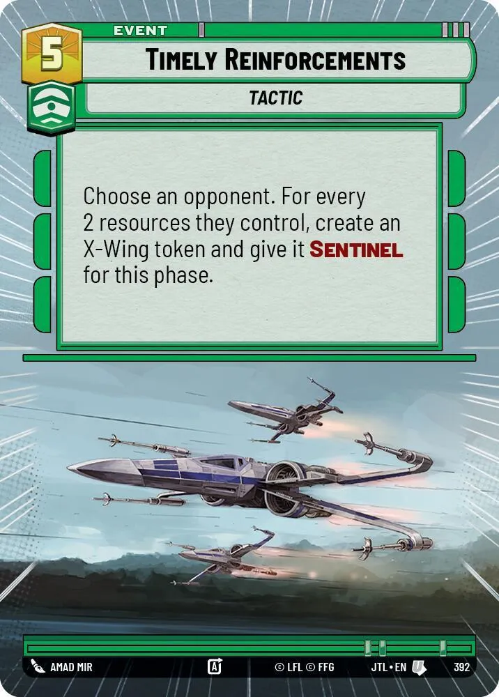 Renforts à Point Nommé — Jump to Lightspeed — Star Wars: Unlimited
