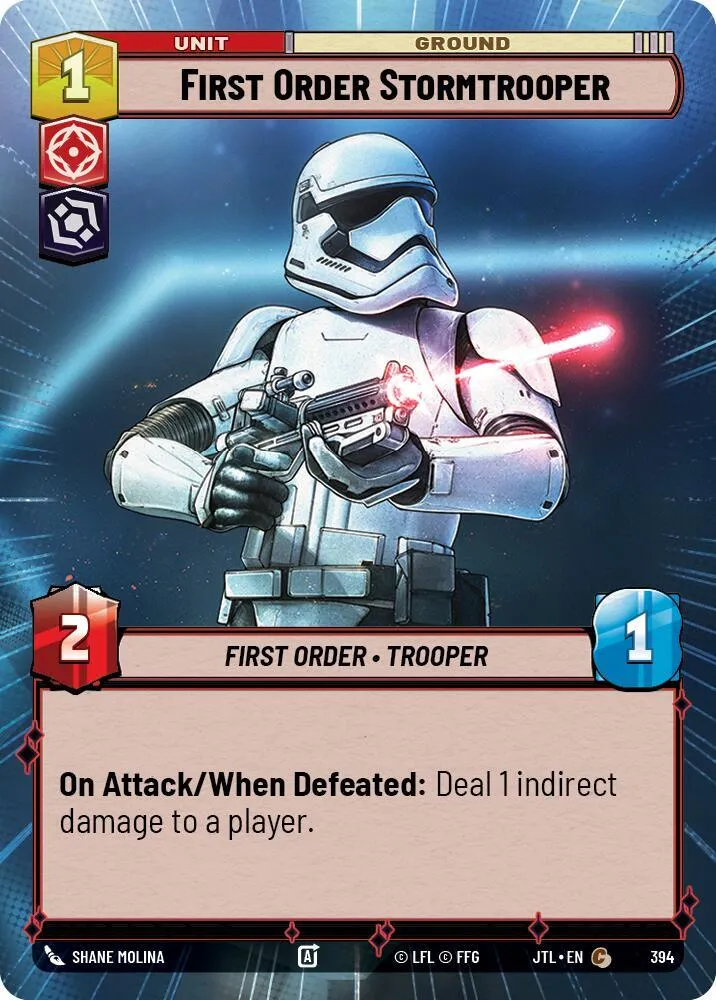 First Order Stormtrooper — Jump to Lightspeed — Star Wars: Unlimited
