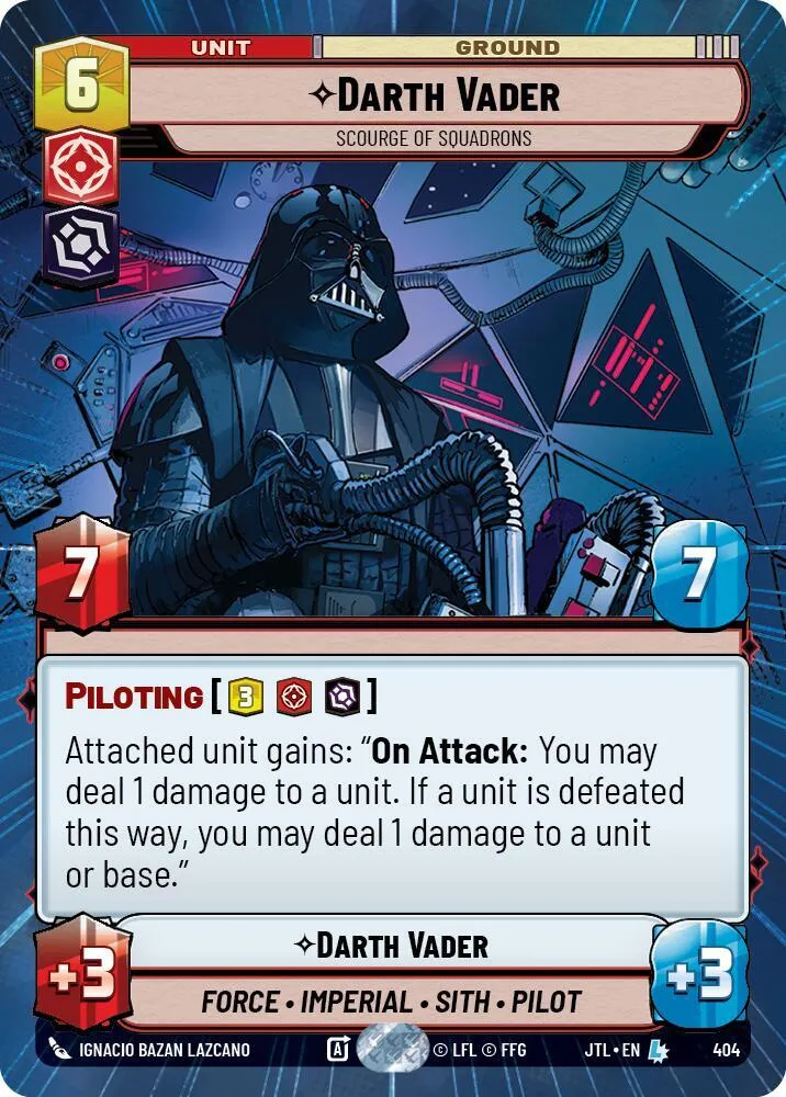 Darth Vader - Scourge of Squadrons — Jump to Lightspeed — Star Wars: Unlimited