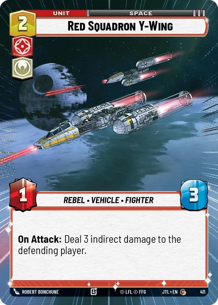 Y-Wing de l'Escadron Red — Jump to Lightspeed — Star Wars: Unlimited