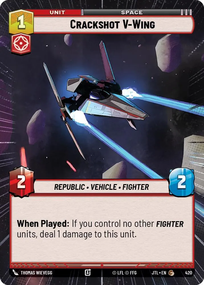 V-Wing Hors Pair — Jump to Lightspeed — Star Wars: Unlimited