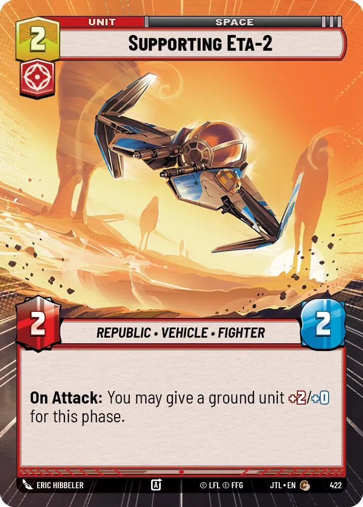 Eta-2 en Soutien — Jump to Lightspeed — Star Wars: Unlimited