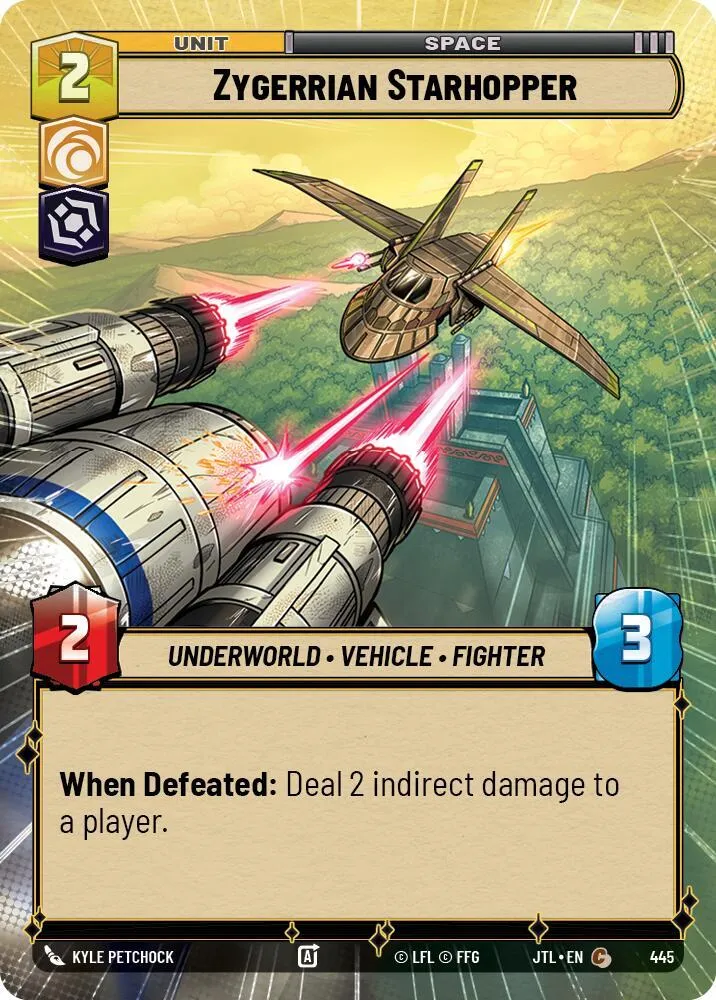 Zygerrian Starhopper — Jump to Lightspeed — Star Wars: Unlimited
