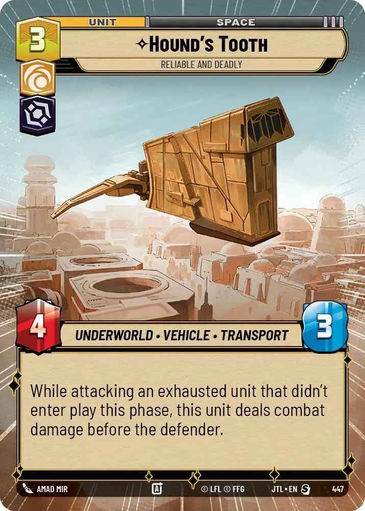 Hound's Tooth - Fiable Et Mortel — Jump to Lightspeed — Star Wars: Unlimited