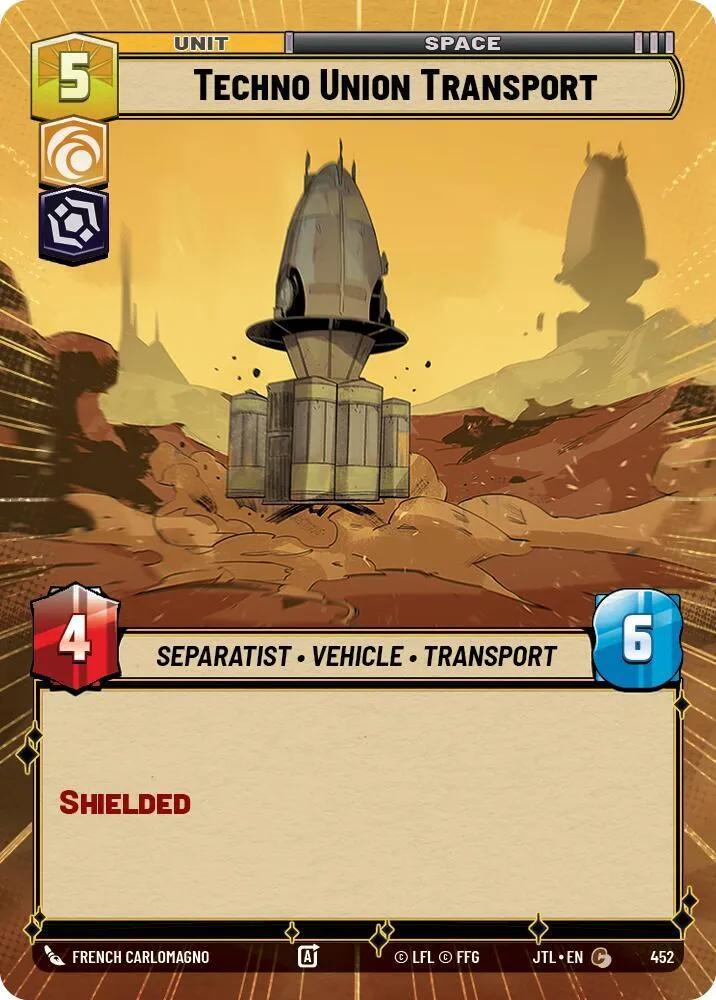 Transport du Techno-Syndicat — Jump to Lightspeed — Star Wars: Unlimited