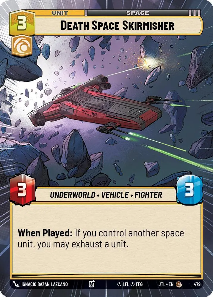 Tirailleur de l'Espace Funeste — Jump to Lightspeed — Star Wars: Unlimited
