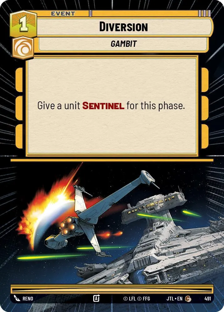 Diversion — Jump to Lightspeed — Star Wars: Unlimited
