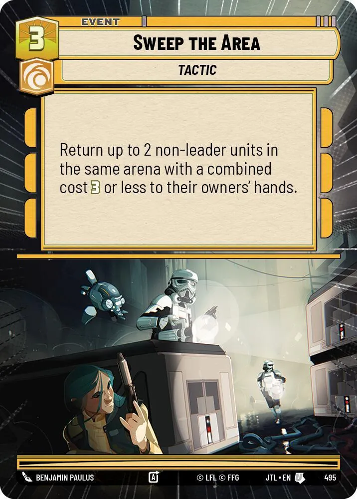 Balayer la Zone — Jump to Lightspeed — Star Wars: Unlimited