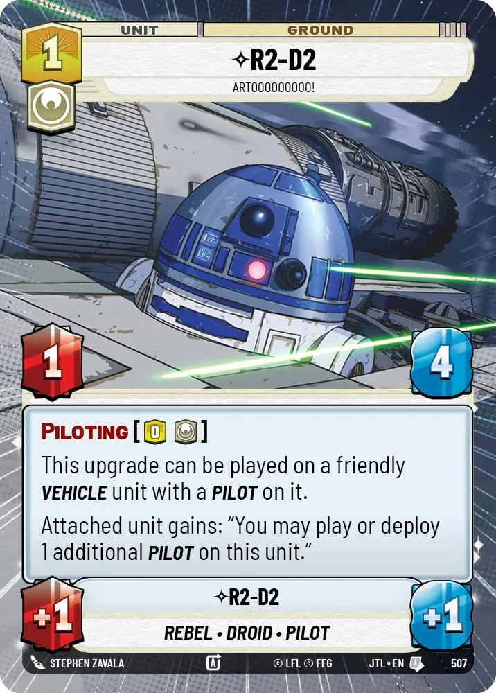 R2-D2 - Artooooooooo ! — Jump to Lightspeed — Star Wars: Unlimited