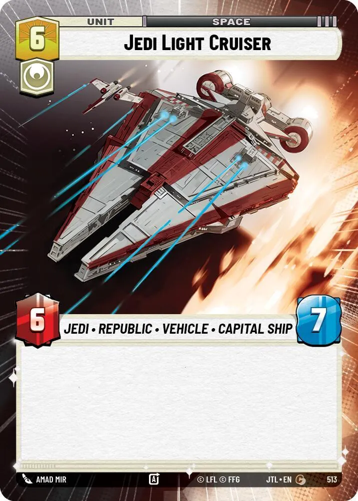 Croiseur Léger Jedi — Jump to Lightspeed — Star Wars: Unlimited