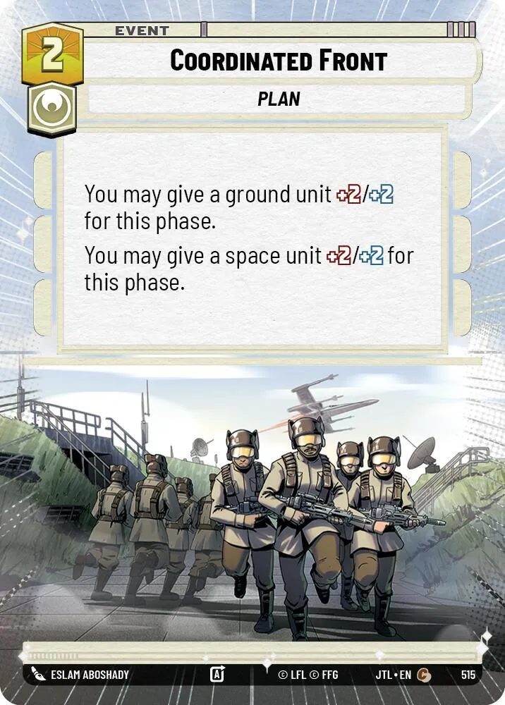 Coordonner les Fronts — Jump to Lightspeed — Star Wars: Unlimited