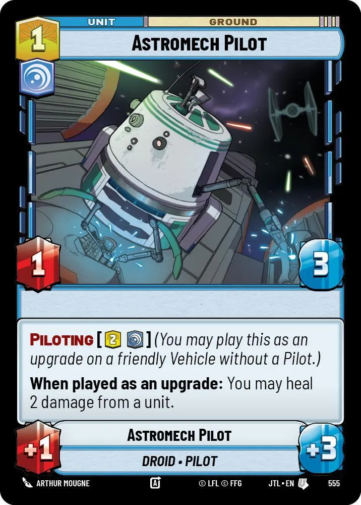 Pilote Astromech — Jump to Lightspeed — Star Wars: Unlimited