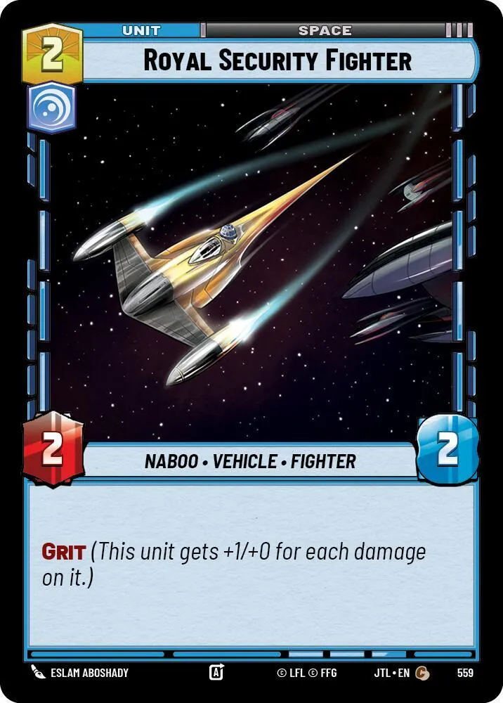 Chasseur de la Sécurité Royale — Jump to Lightspeed — Star Wars: Unlimited