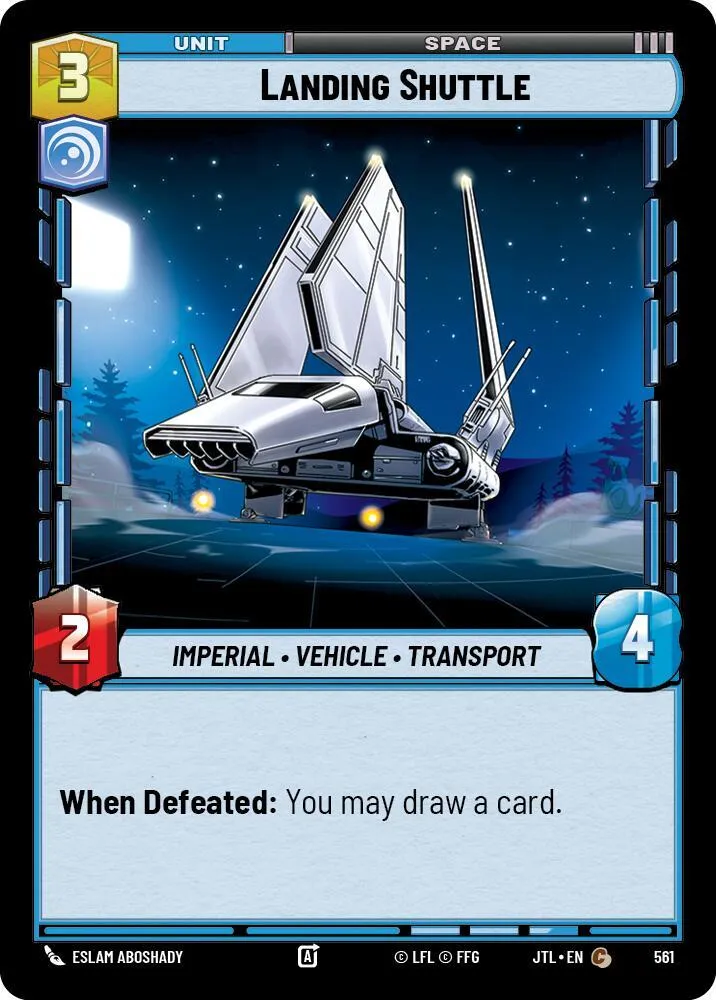 Navette de Débarquement — Jump to Lightspeed — Star Wars: Unlimited