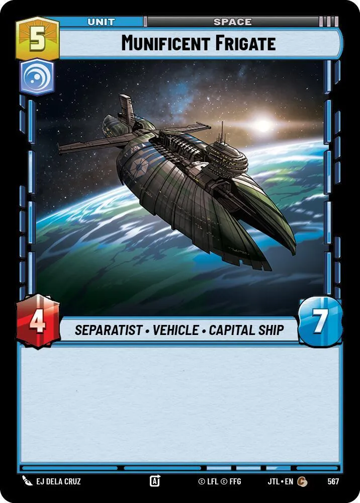 Frégate Munificent — Jump to Lightspeed — Star Wars: Unlimited