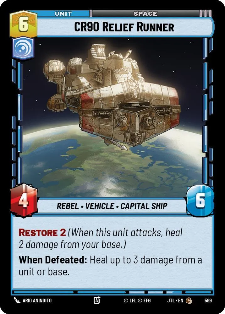 CR90 Humanitaire — Jump to Lightspeed — Star Wars: Unlimited
