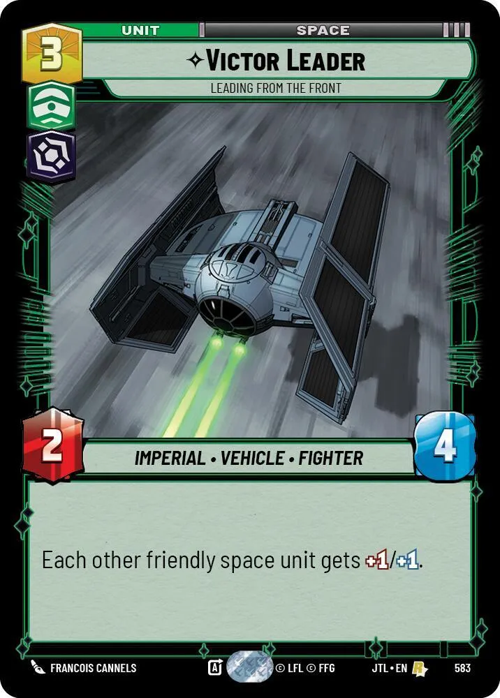 Victor Leader - Leading from the Front — Jump to Lightspeed — Star Wars: Unlimited