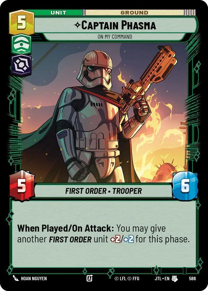 Captain Phasma - On My Command — Jump to Lightspeed — Star Wars: Unlimited